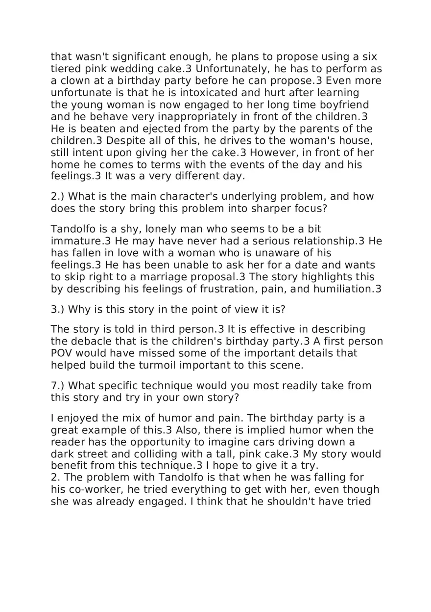 Tandolfo the Great by Richard Bausch - Page 2