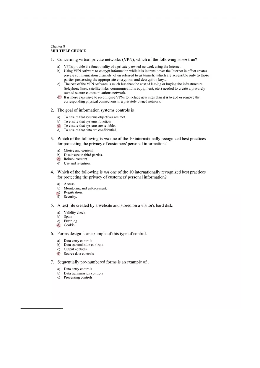 Accounting Information System Answer Key Chapter 8 - Page 3