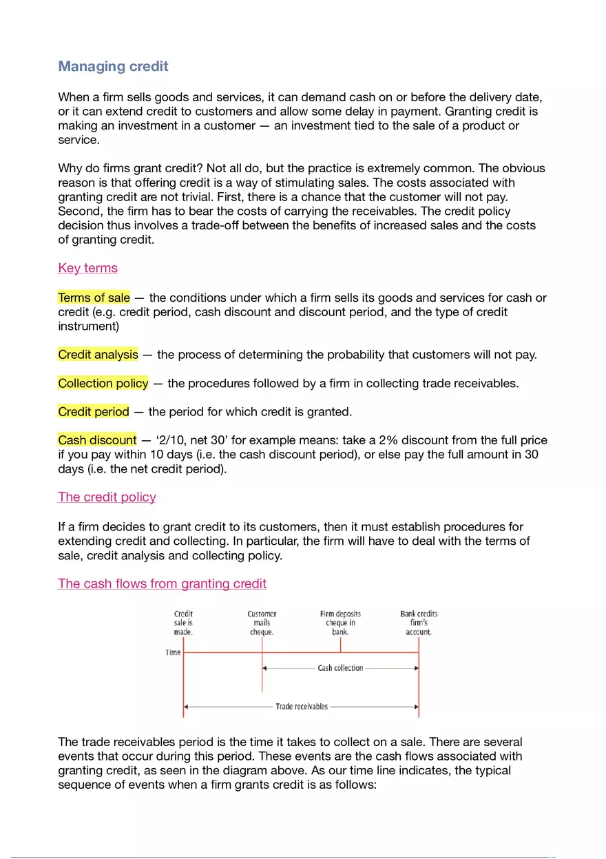 Business Finance Lecture 10 - Page 14