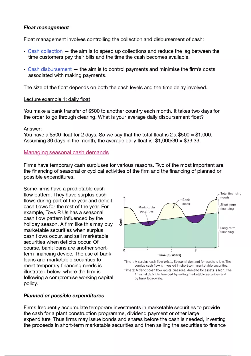 Business Finance Lecture 10 - Page 2