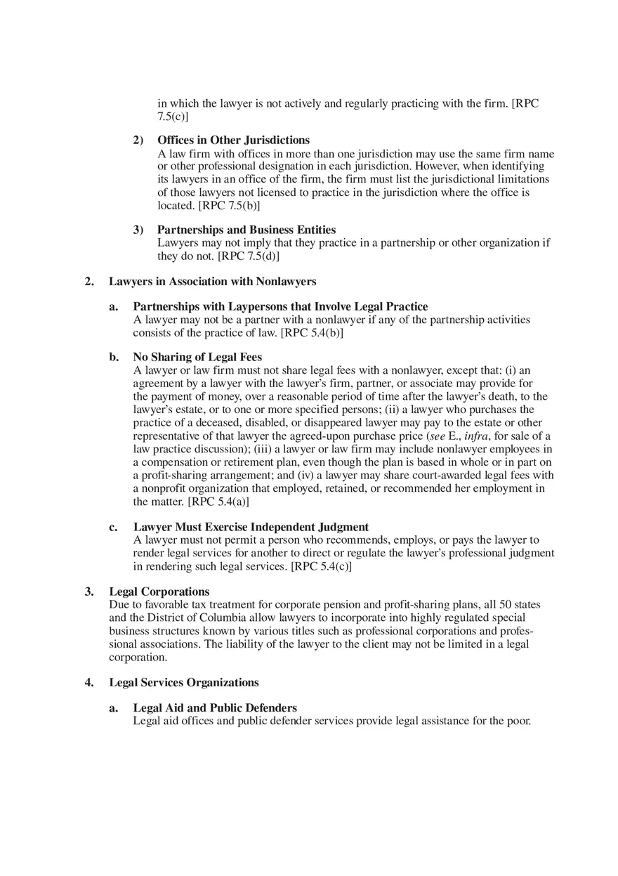 Professional Responsibility Guide Part 2 - Page 2
