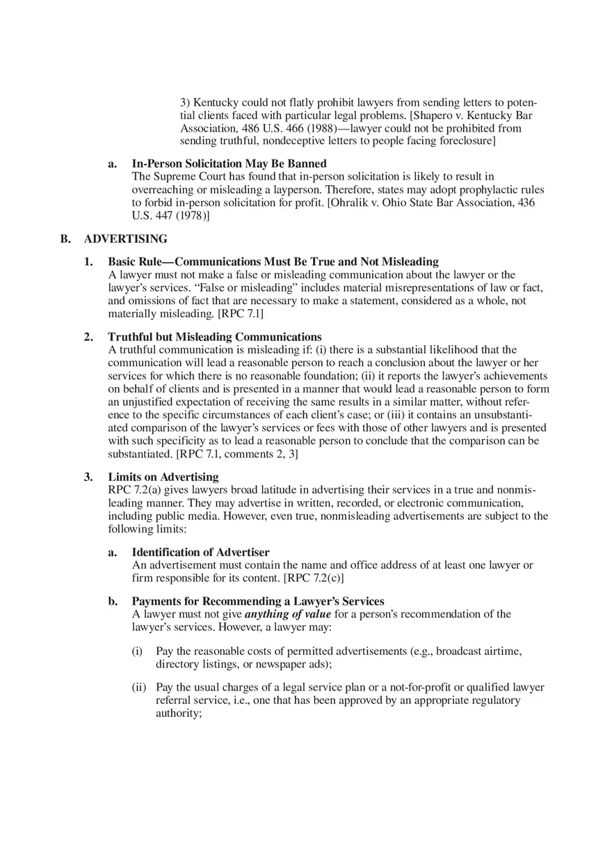 Professional Responsibility Guide Part 2 - Page 6