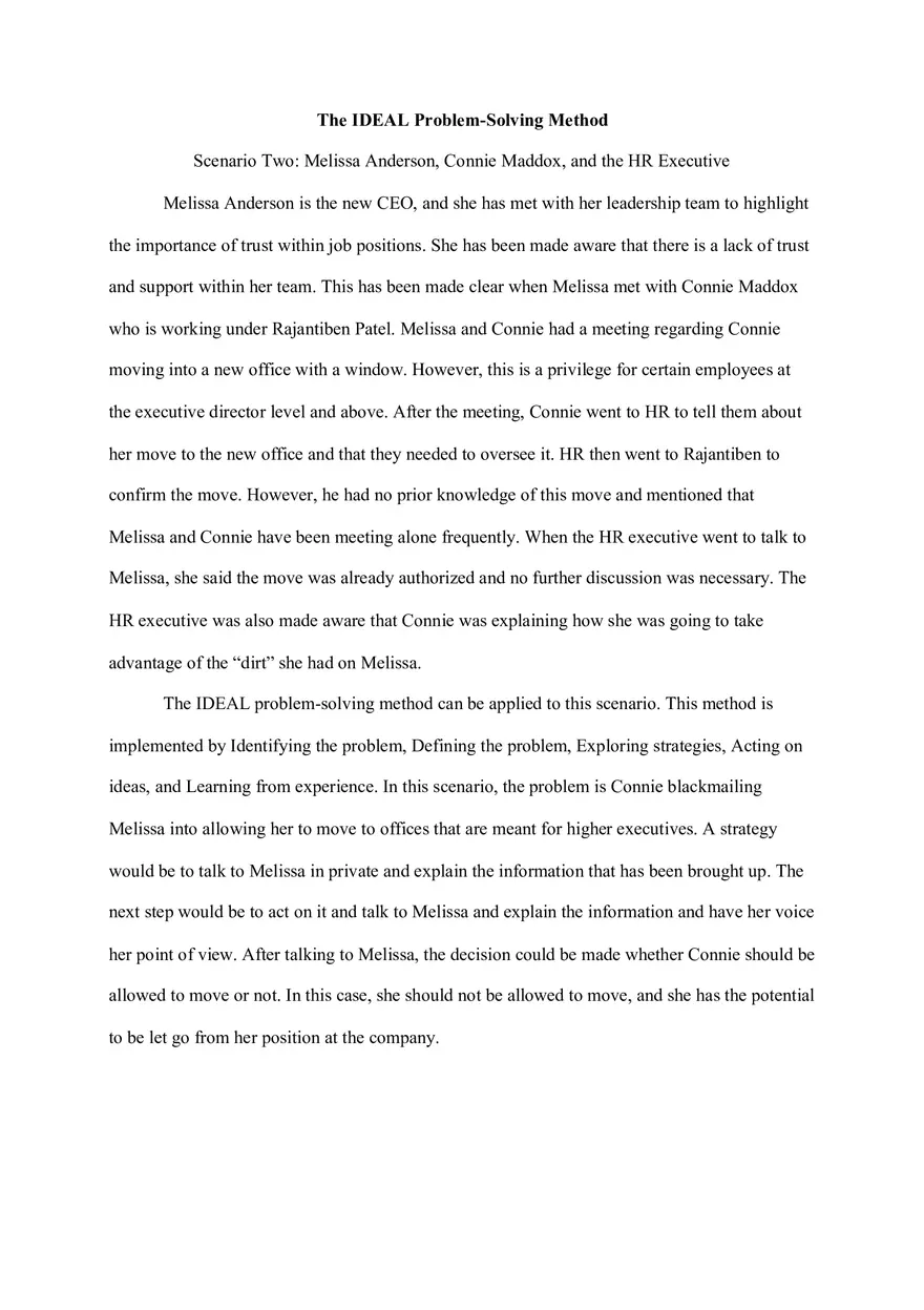 The Ideal Problem-Solving Method - Page 1