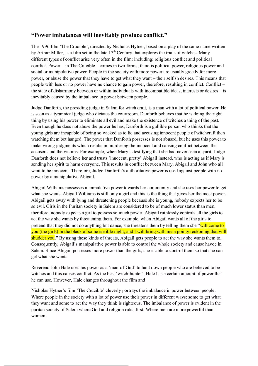 Causes of Conflict - The Crucible - Page 2