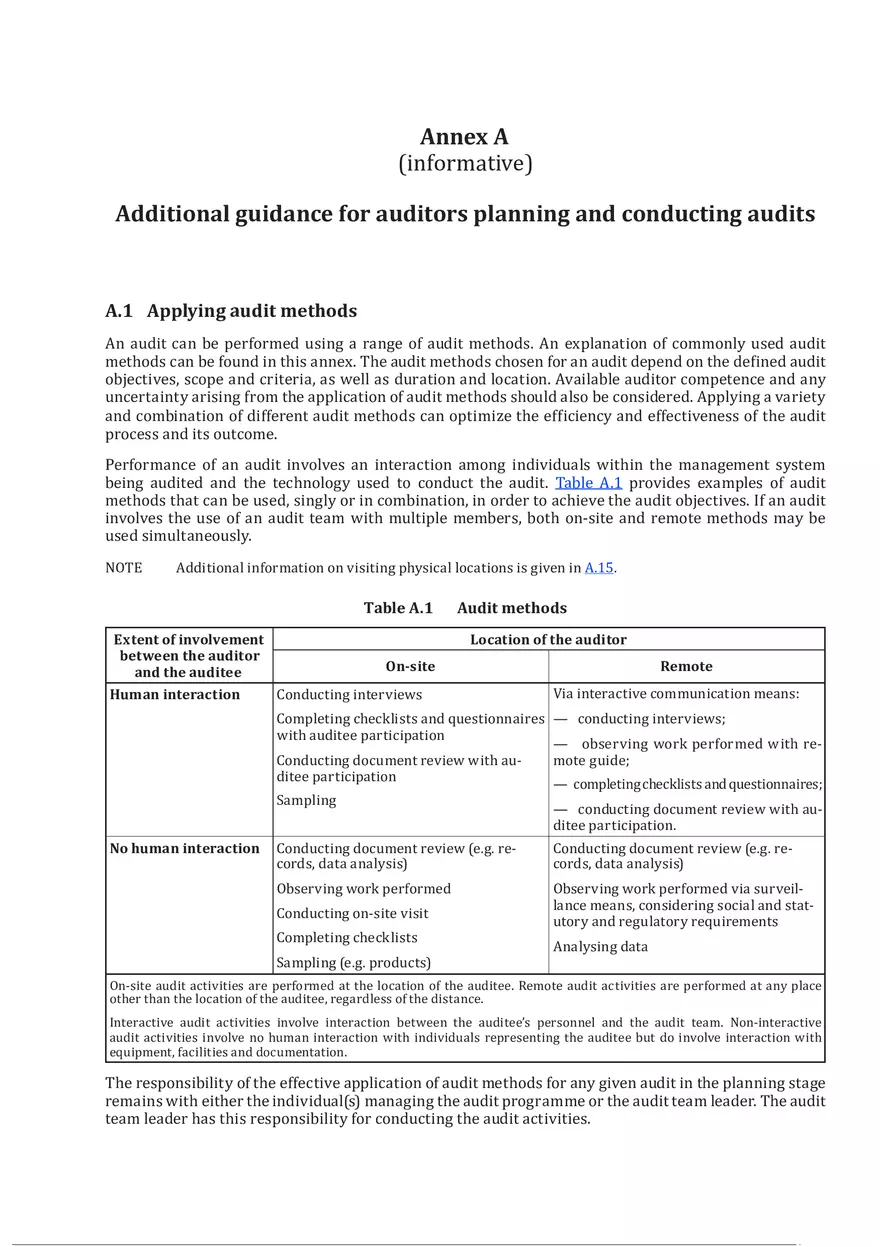 Guidelines for Auditing Management Systems Part 4 - Page 1