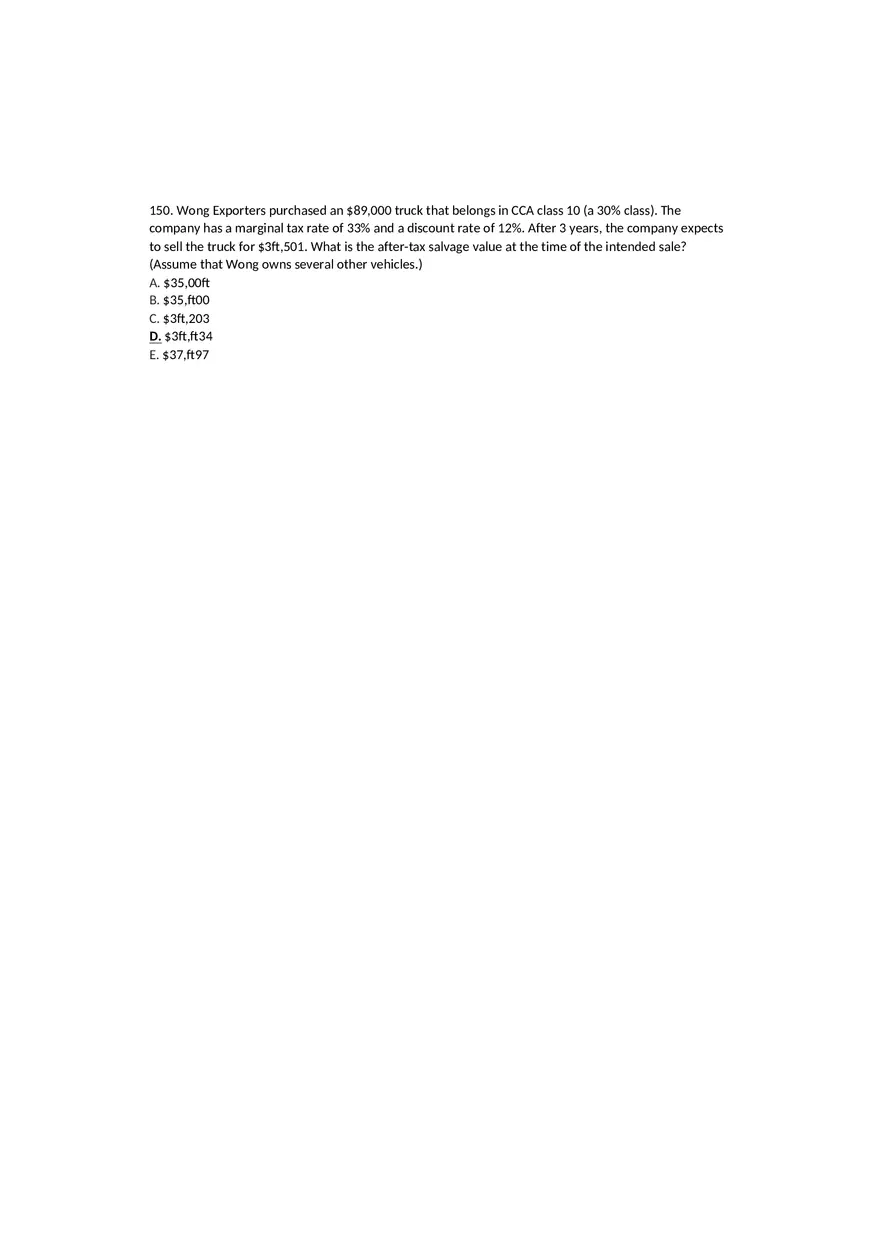 Financial Management Chapter 10 Answer Key - Page 8
