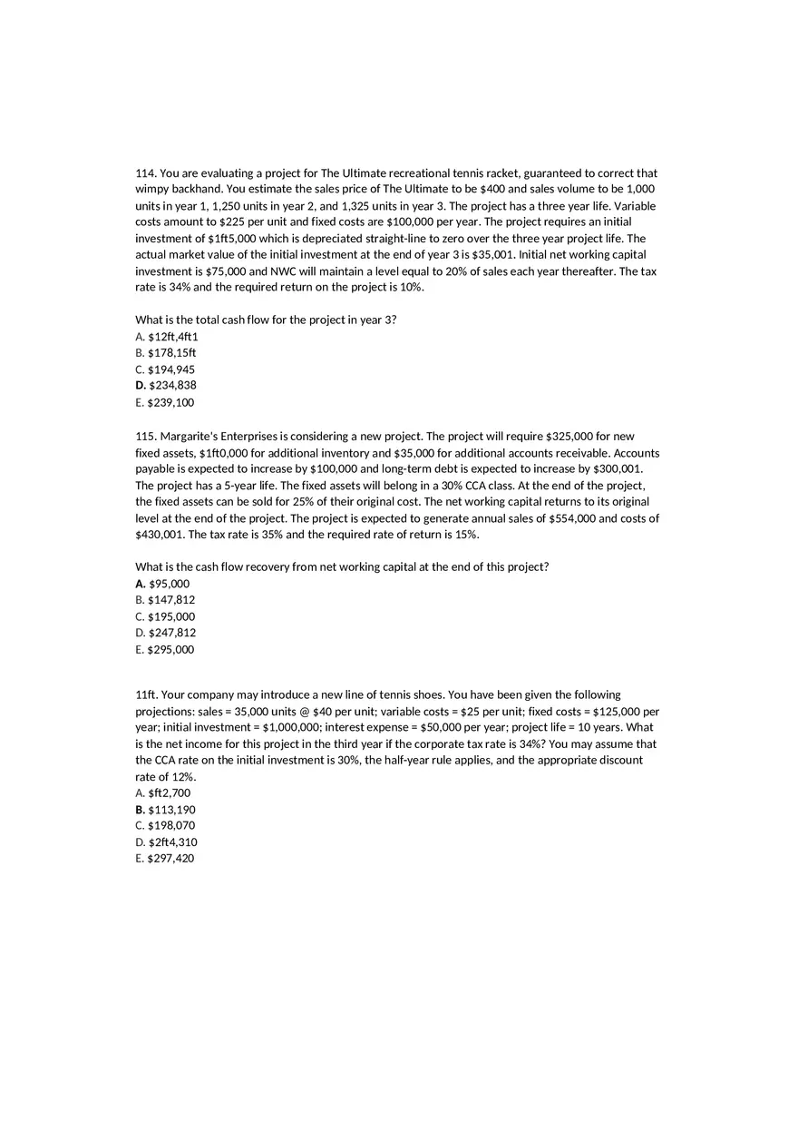 Financial Management Chapter 10 Answer Key - Page 11