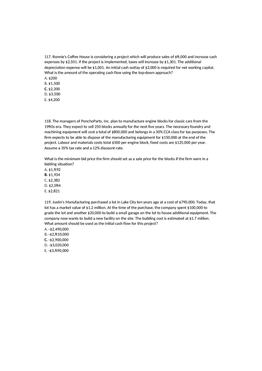 Financial Management Chapter 10 Answer Key - Page 12