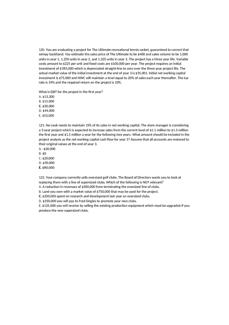 Financial Management Chapter 10 Answer Key - Page 13