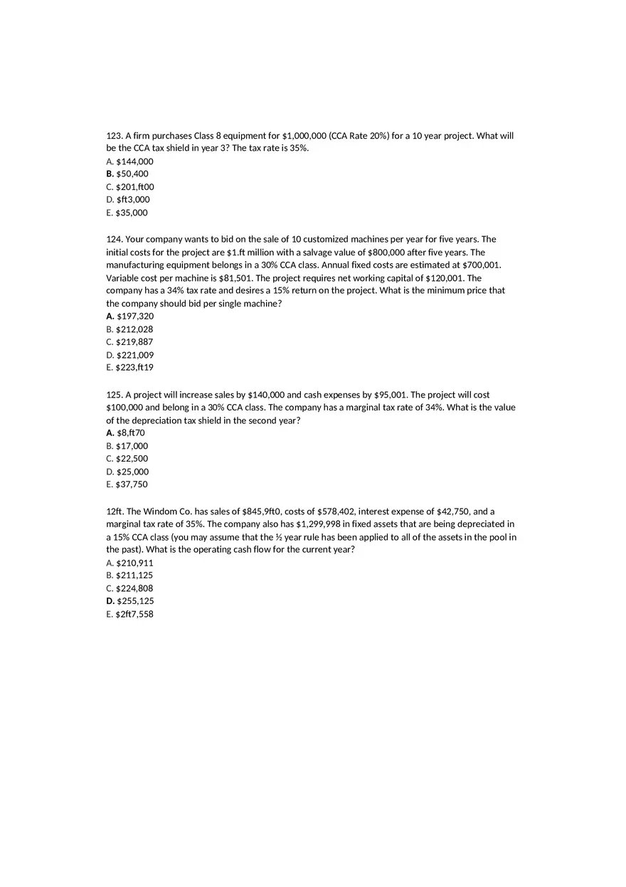 Financial Management Chapter 10 Answer Key - Page 14