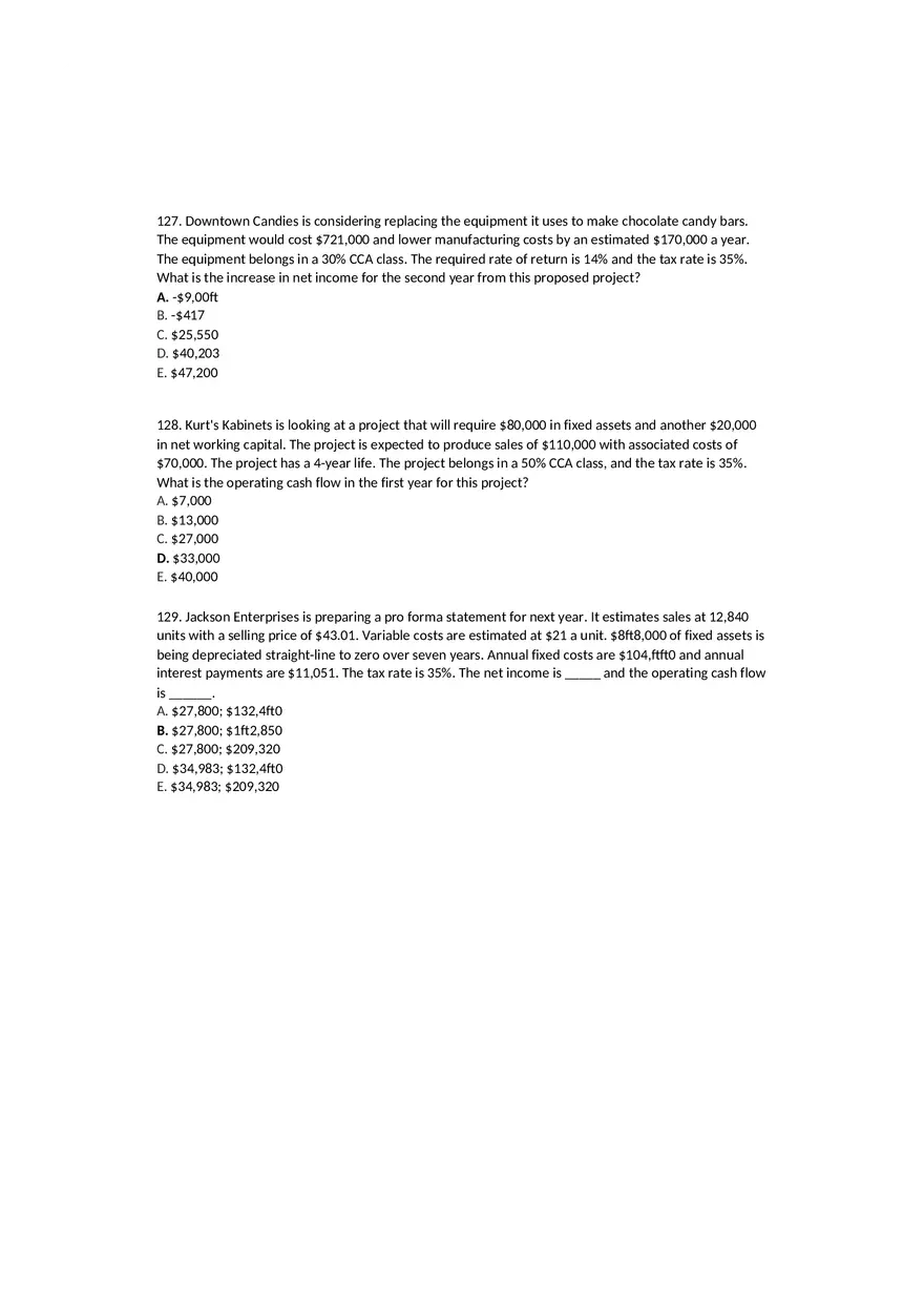 Financial Management Chapter 10 Answer Key - Page 15