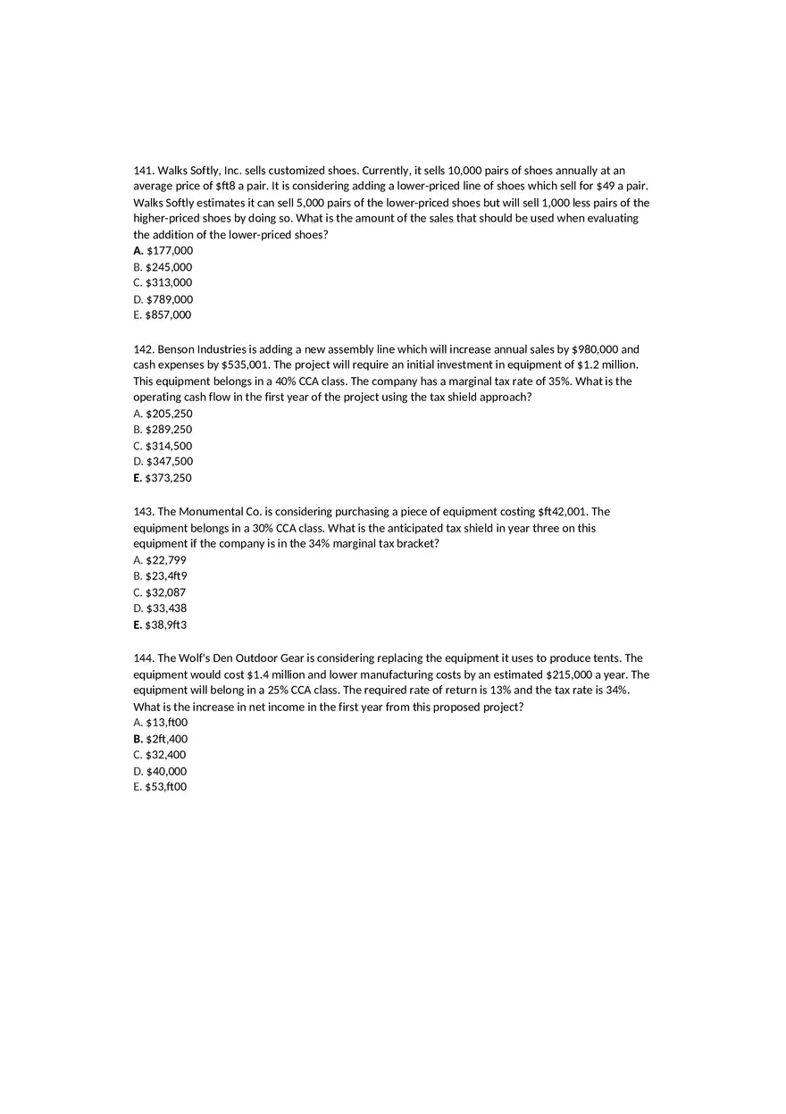 Financial Management Chapter 10 Answer Key - Page 5