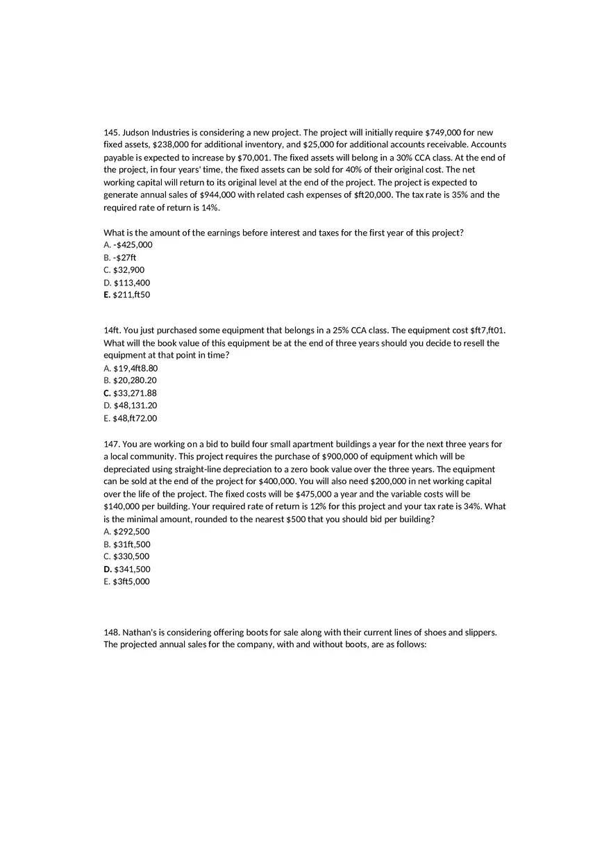 Financial Management Chapter 10 Answer Key - Page 6