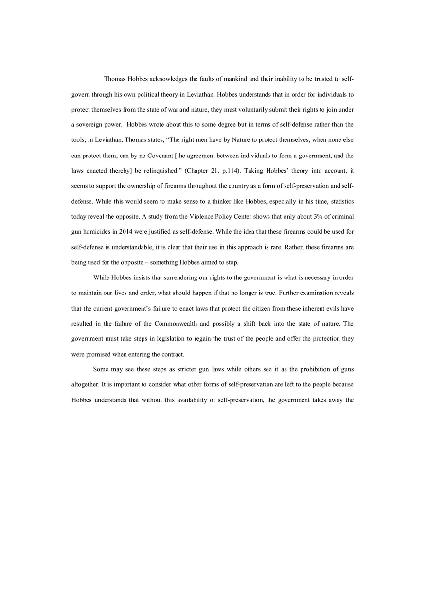 Thomas Hobbes Biography - Page 6