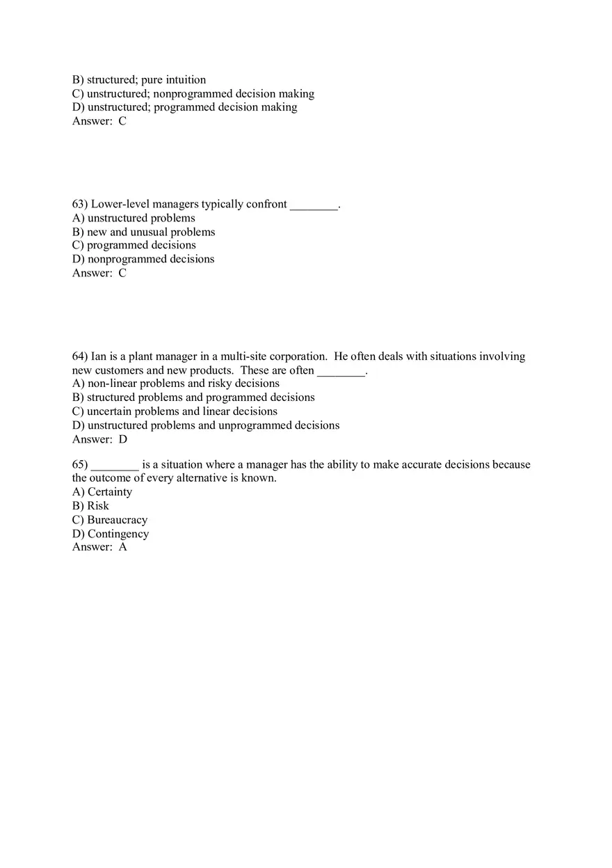 Managers as Decision Makers Part 2 - Page 9