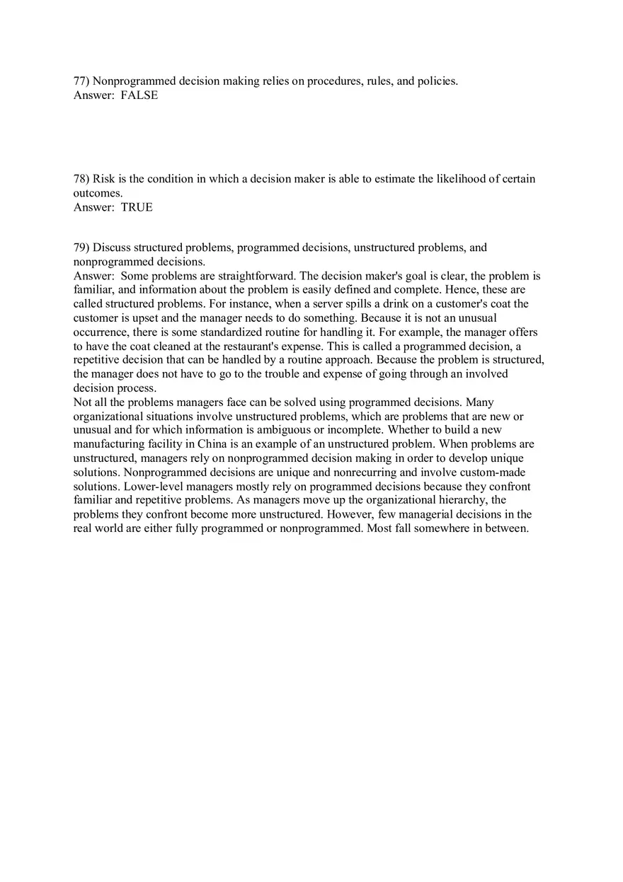 Managers as Decision Makers Part 2 - Page 3