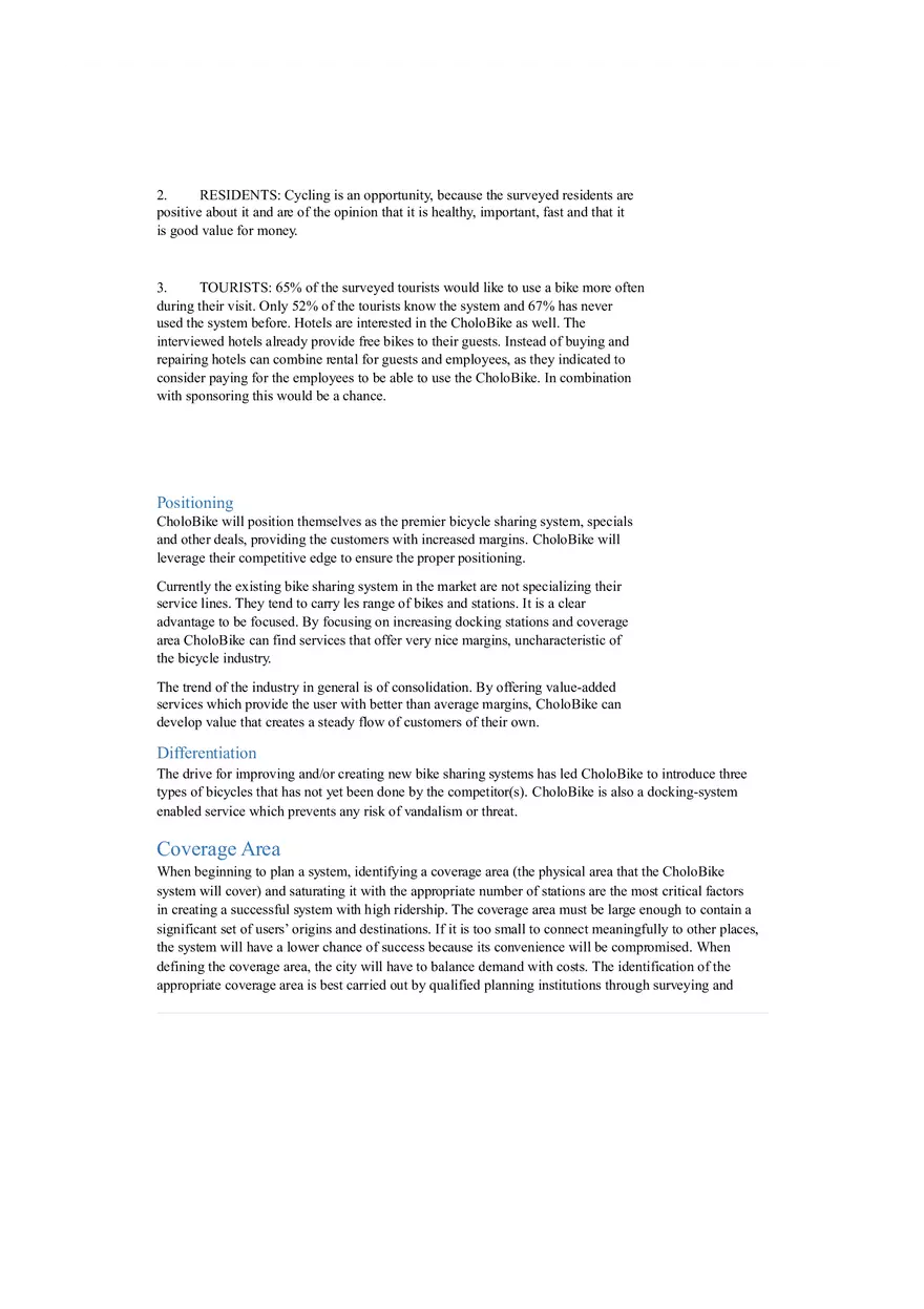 Cholo Bike - Marketing Plan - Page 10