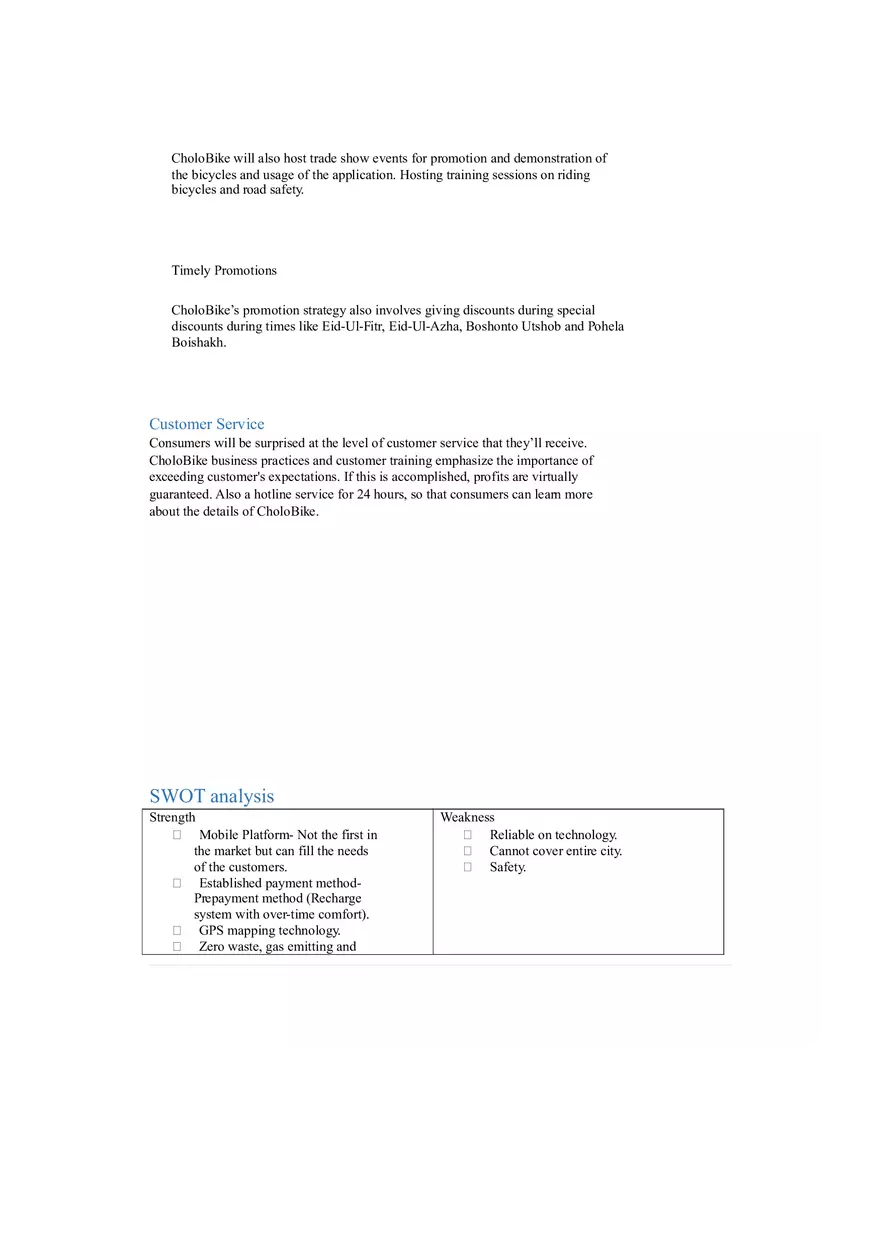 Cholo Bike - Marketing Plan - Page 13