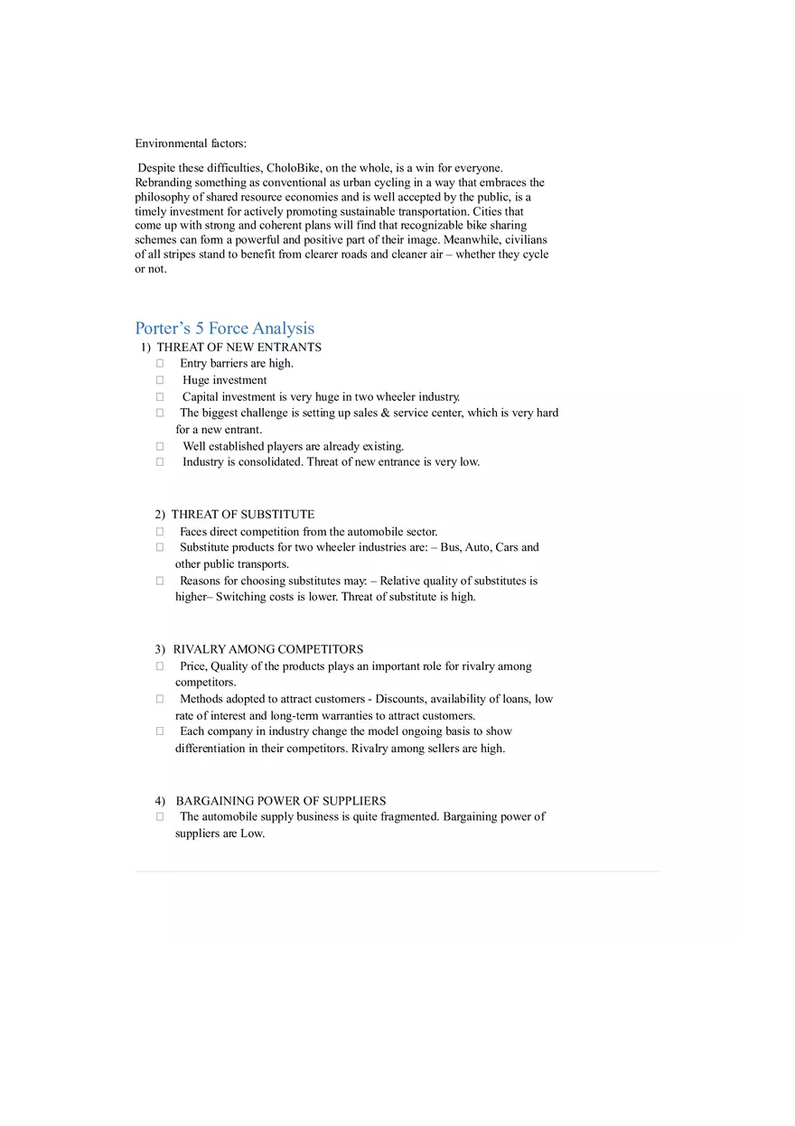 Cholo Bike - Marketing Plan - Page 5