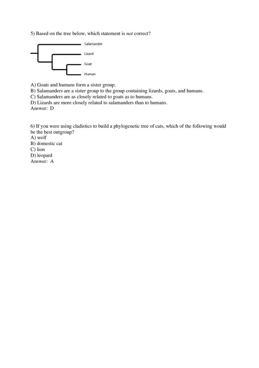 Phylogeny and the Tree of Life Part 2 - Page 11