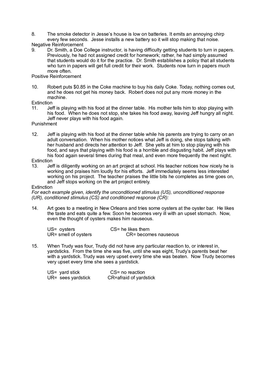 Introduction to Psychology - Chapter 5 Homework - Page 2