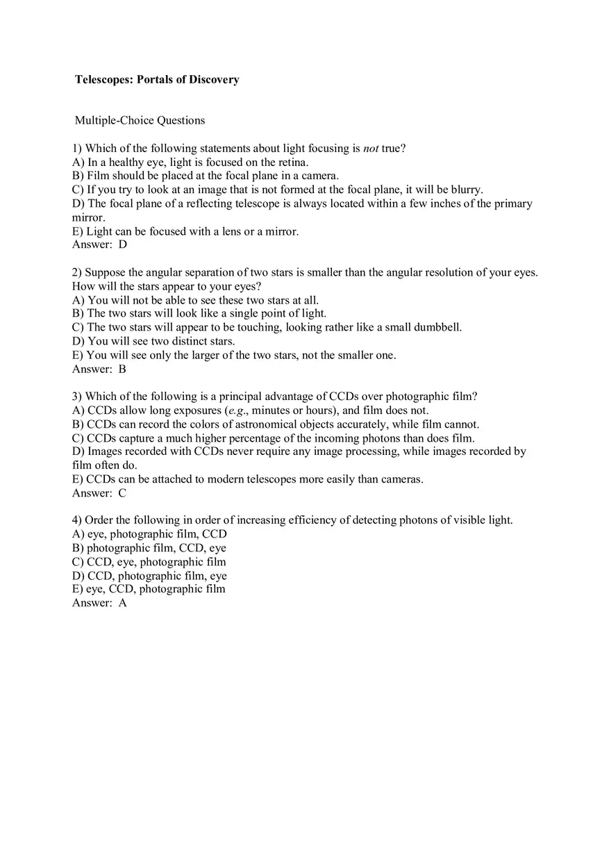 Telescopes - Portals of Discovery - Page 1