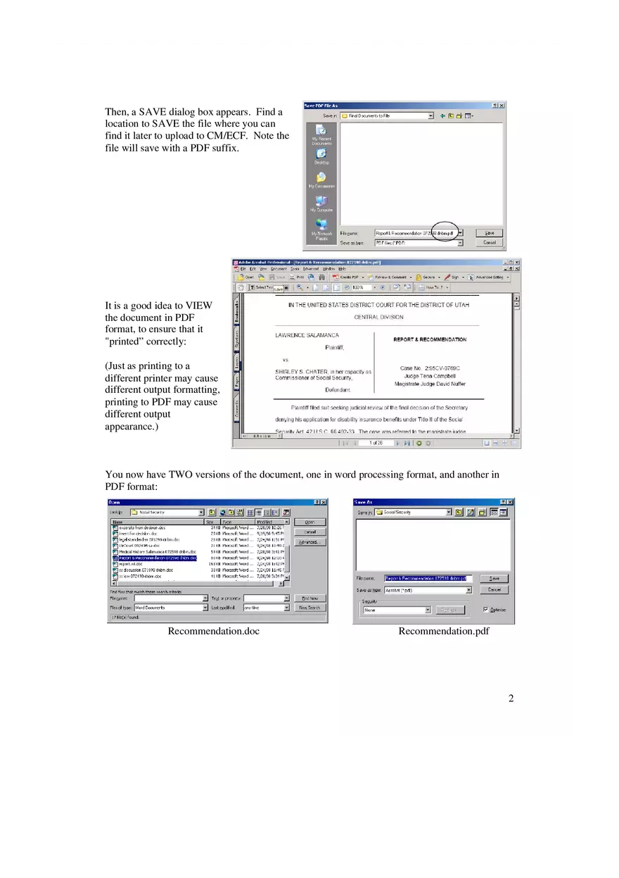 Creating Text Based PDF Files - Page 2