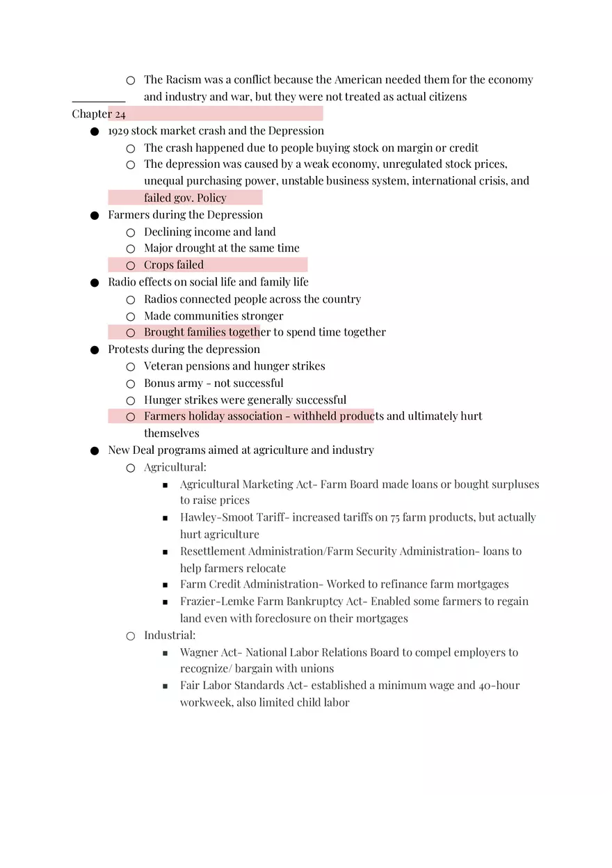 History 2020 - Unit 2 Study Guide - Page 2