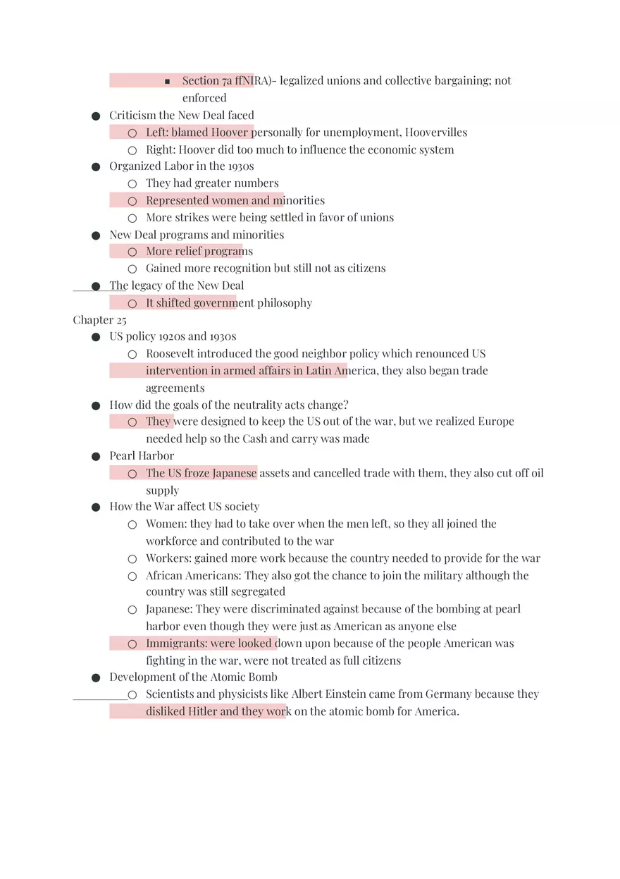 History 2020 - Unit 2 Study Guide - Page 3