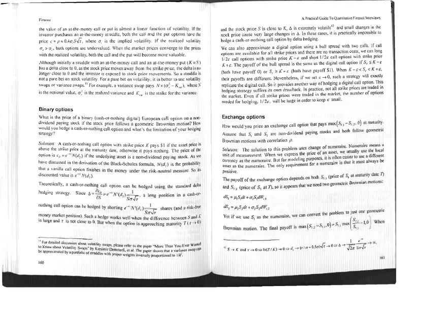 Practical Guide to Quantitative Finance Interviews Part 9 - Page 1