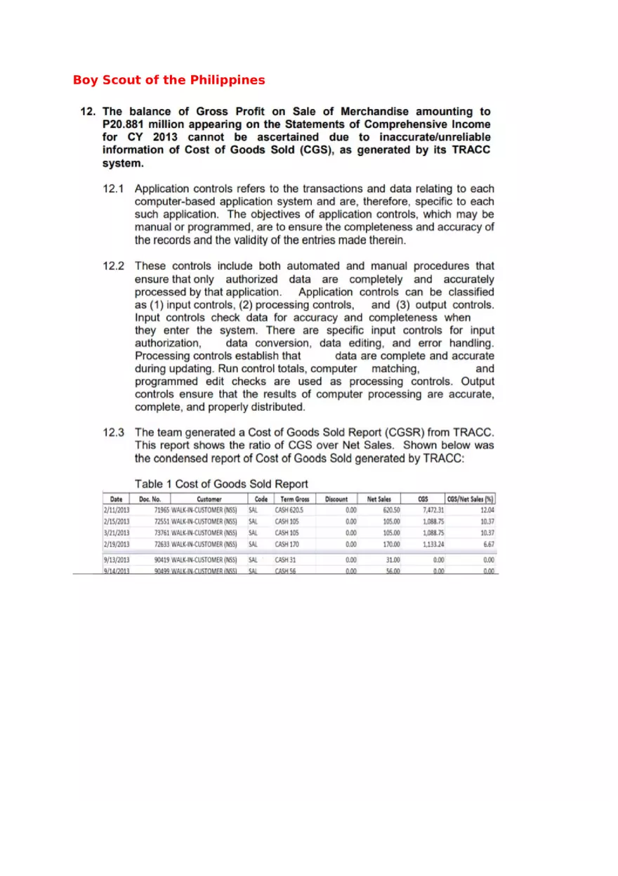 Input, Processing, and Output Controls - Page 7