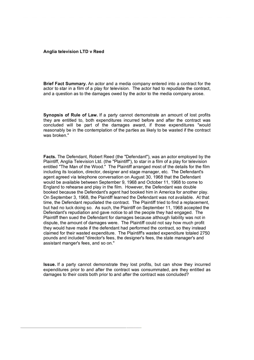 Anglia Television LTD v Reed - Page 1
