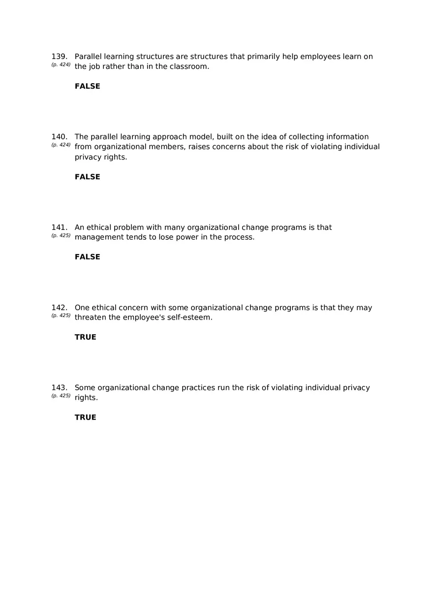 Chapter 15 Organizational Change Answer Key 5 - Page 9