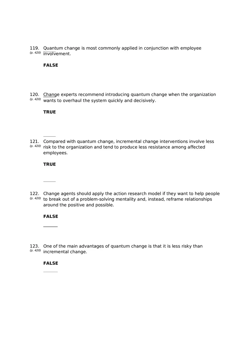 Chapter 15 Organizational Change Answer Key 5 - Page 5