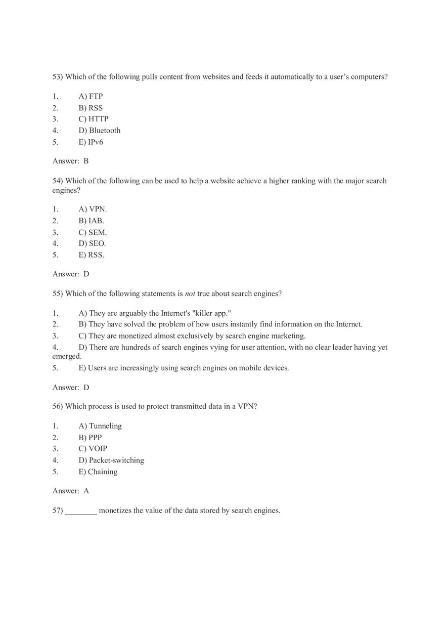 Telecommunications, the Internet, and Wireless Technology 2 - Page 1