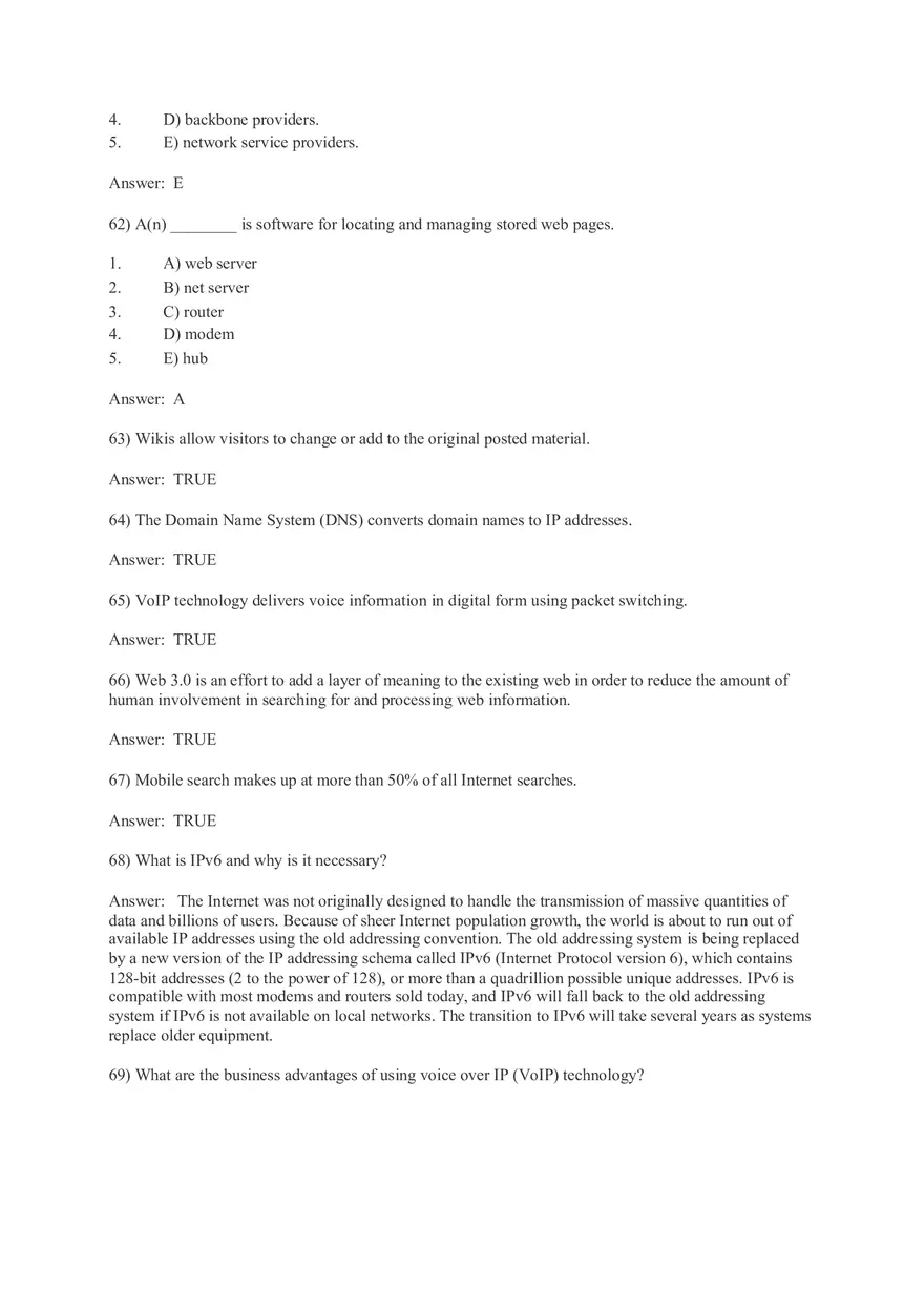 Telecommunications, the Internet, and Wireless Technology 2 - Page 3