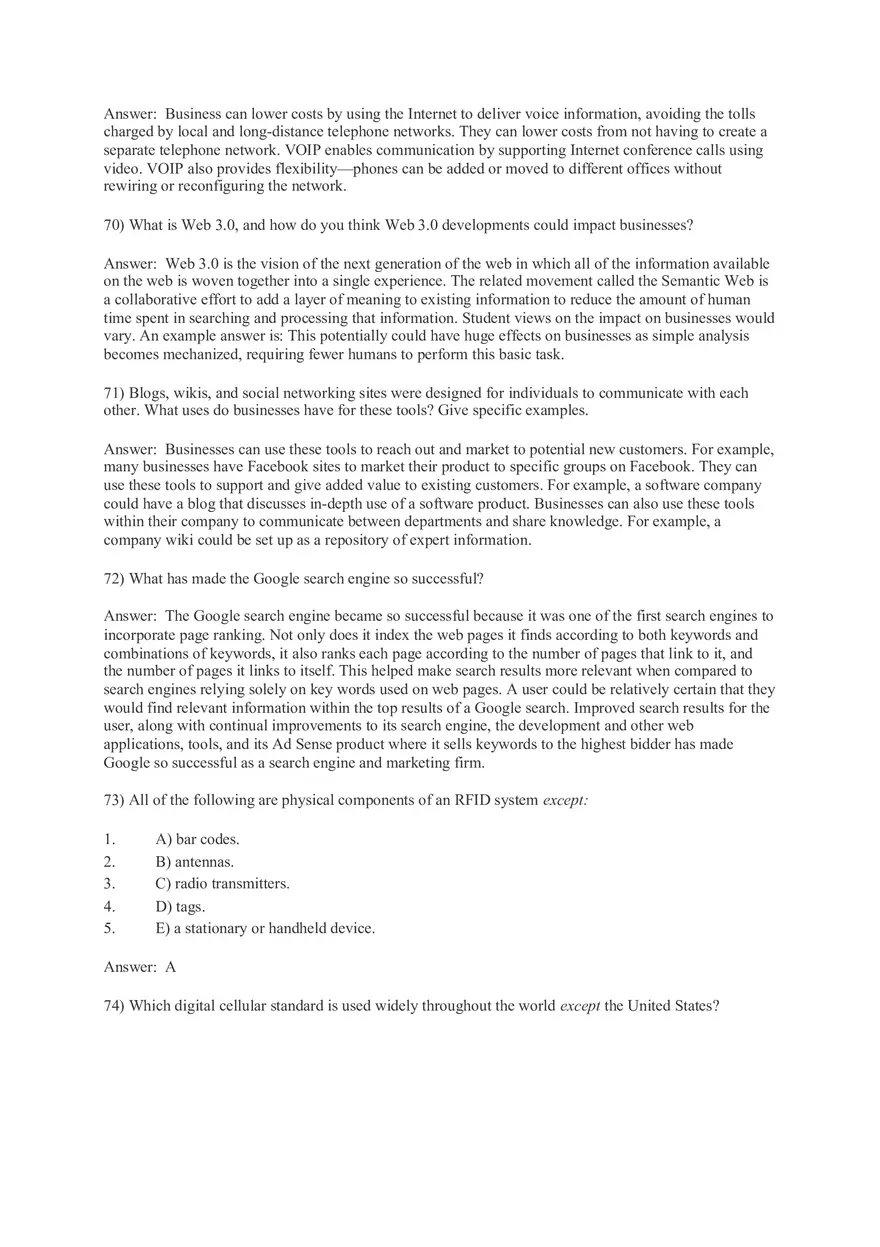 Telecommunications, the Internet, and Wireless Technology 2 - Page 4