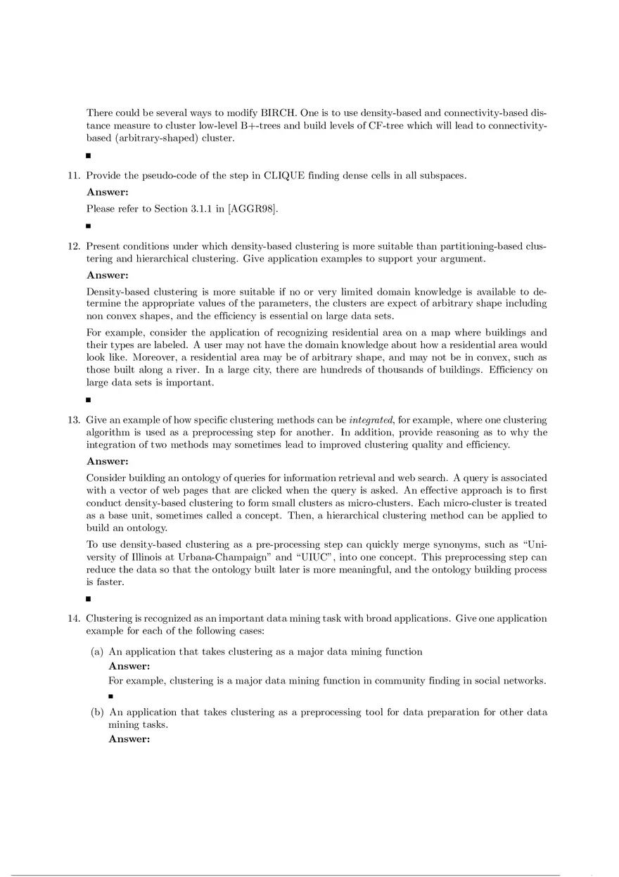 Solution Manual for Data Mining Chapter 10 - Page 10
