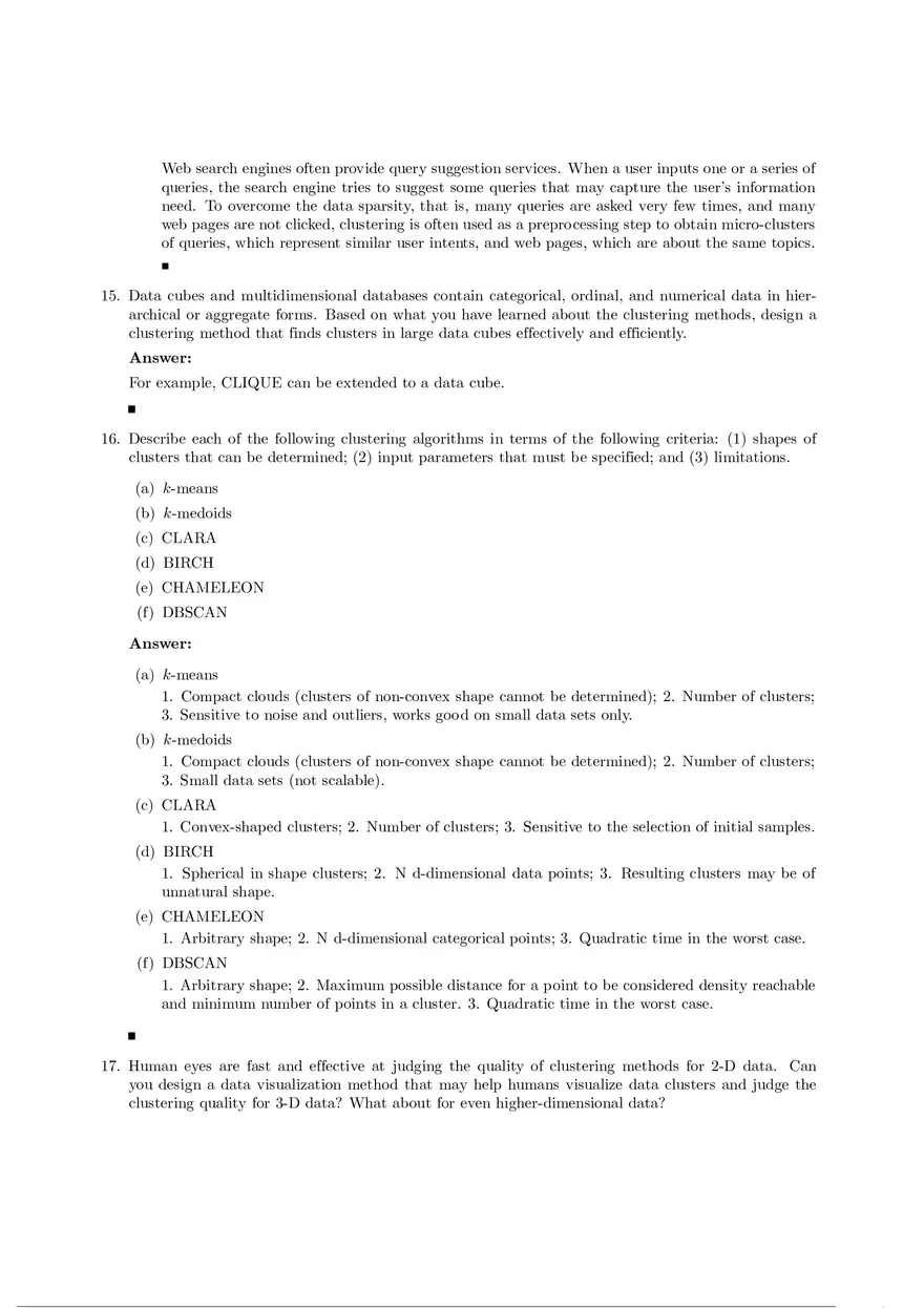 Solution Manual for Data Mining Chapter 10 - Page 11