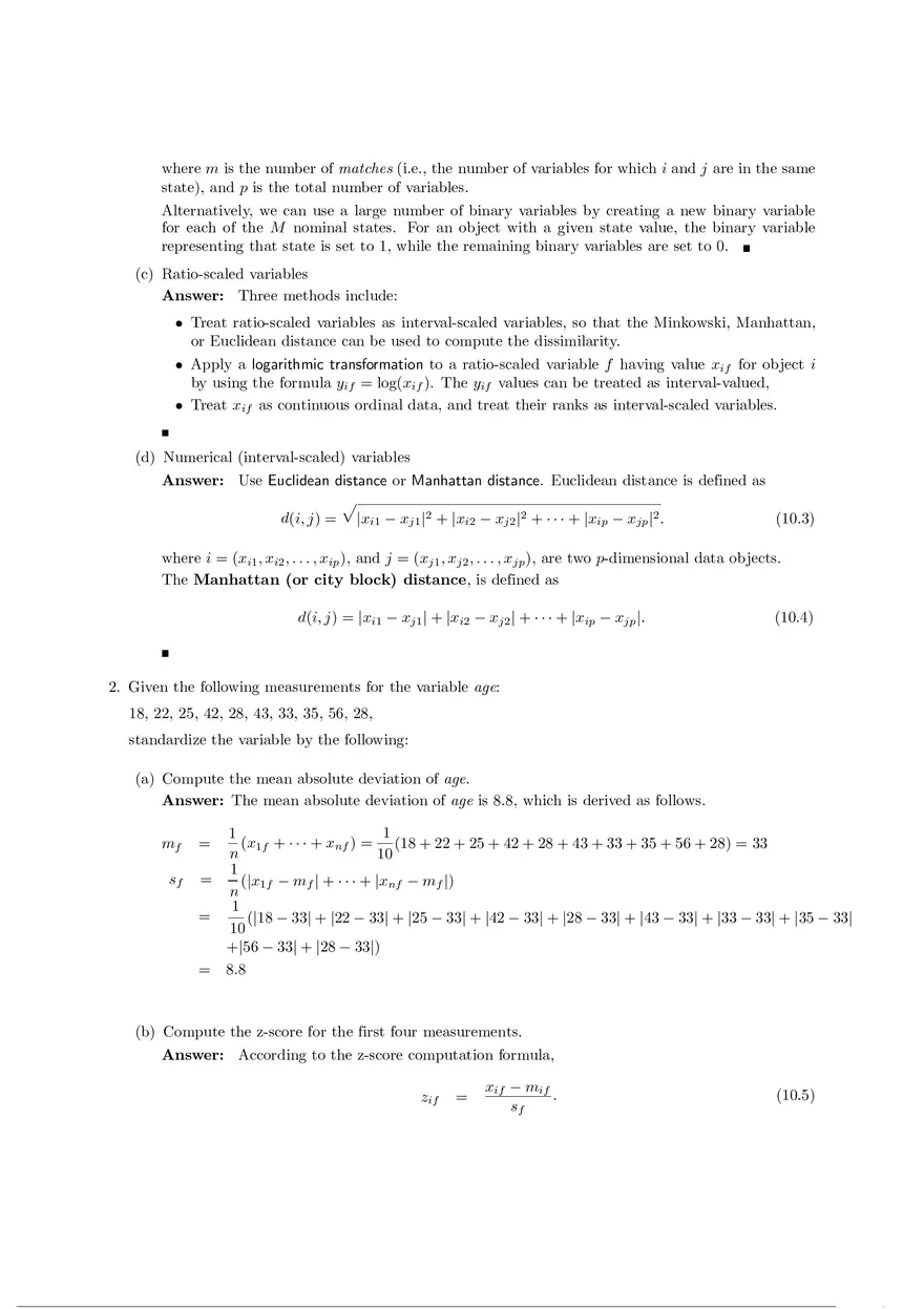 Solution Manual for Data Mining Chapter 10 - Page 15
