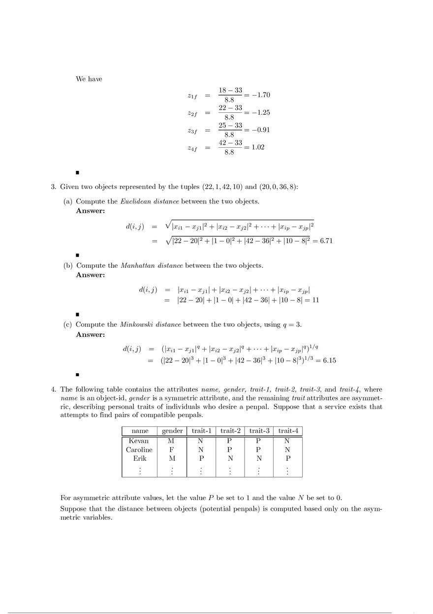 Solution Manual for Data Mining Chapter 10 - Page 3