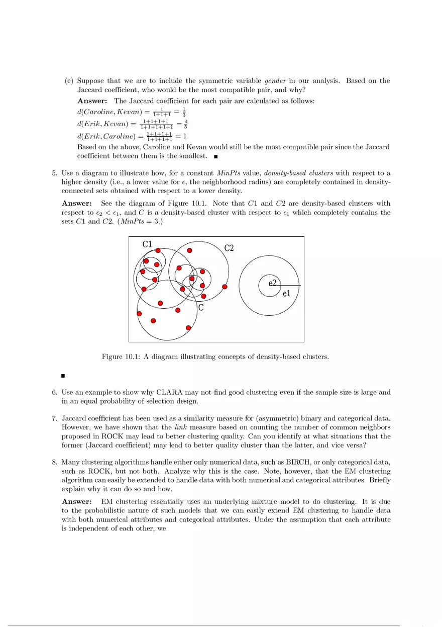 Solution Manual for Data Mining Chapter 10 - Page 5