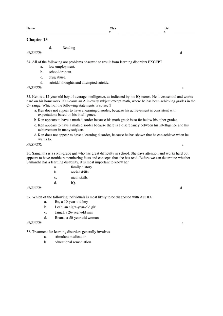 Chapter 13 - Developmental Perspective on Psychological Disorders - Page 29