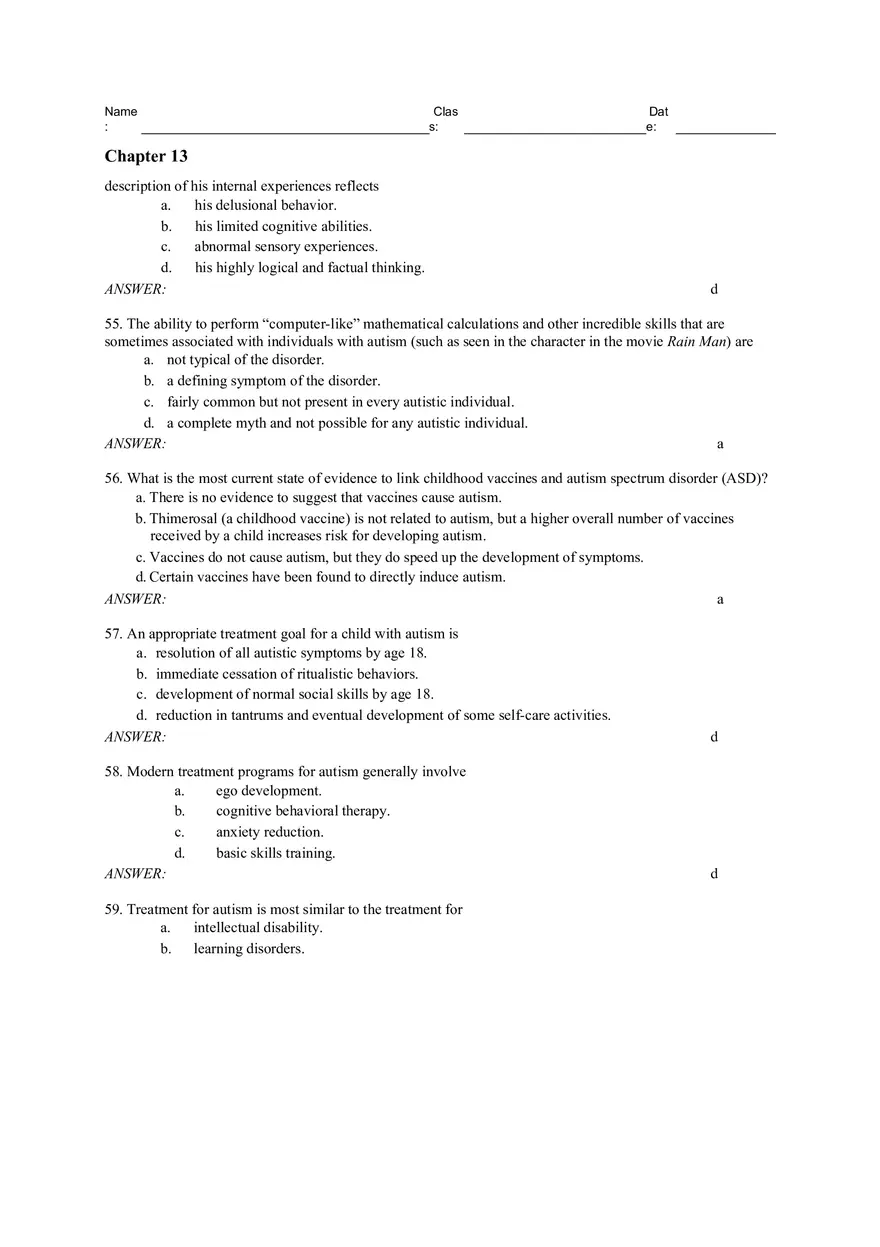 Chapter 13 - Developmental Perspective on Psychological Disorders - Page 3