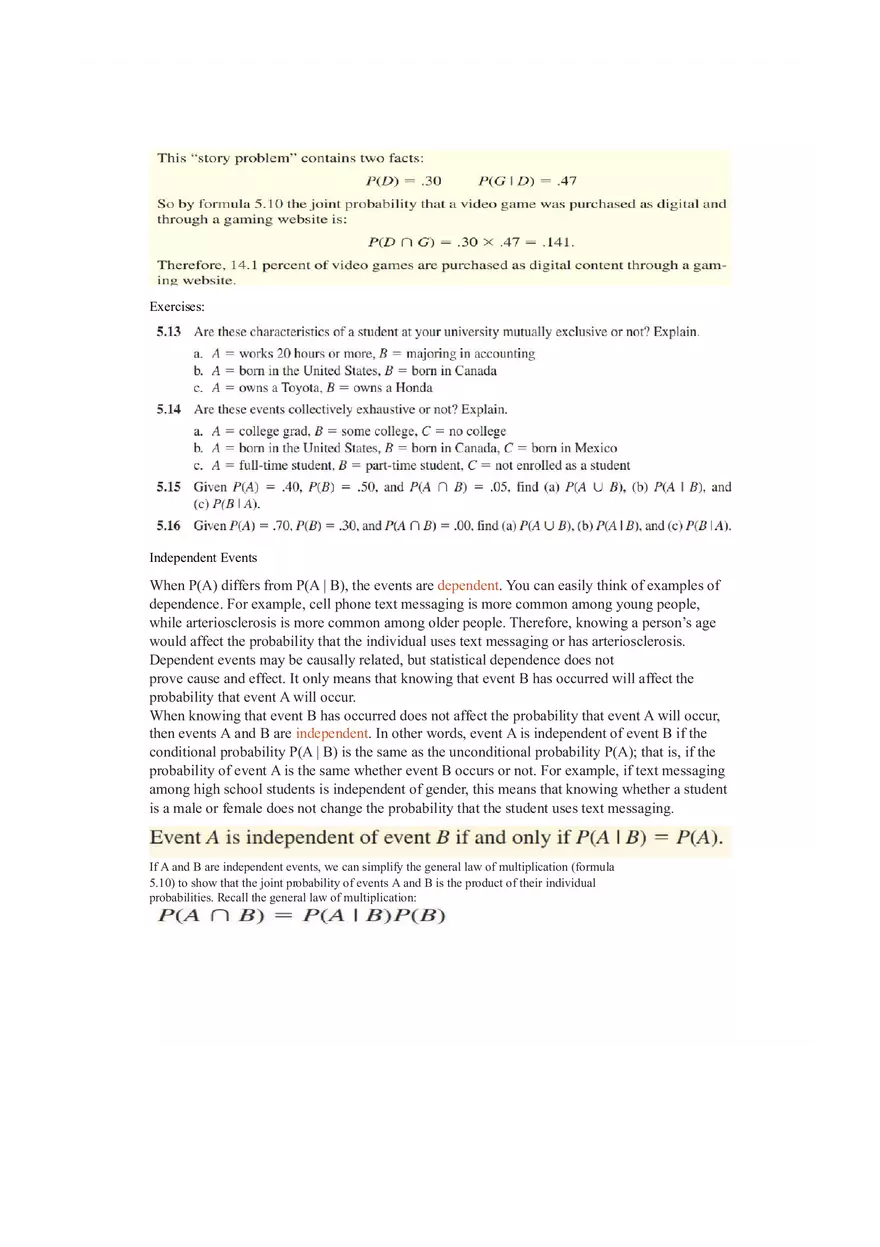 Propability - Practice Materials for Statistics - Page 12
