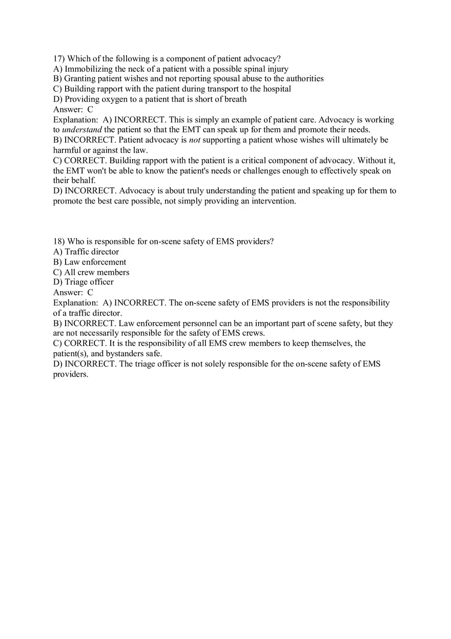Introduction to Emergency Medical Care Part 1 - Page 9