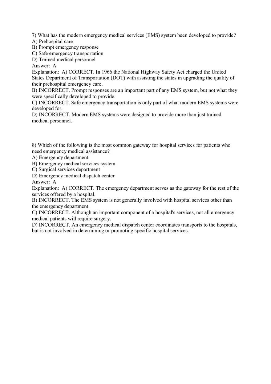 Introduction to Emergency Medical Care Part 1 - Page 4
