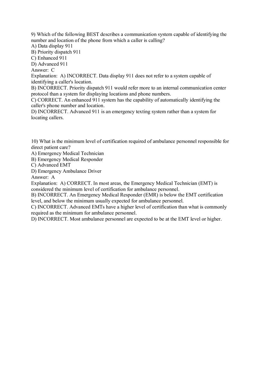 Introduction to Emergency Medical Care Part 1 - Page 5