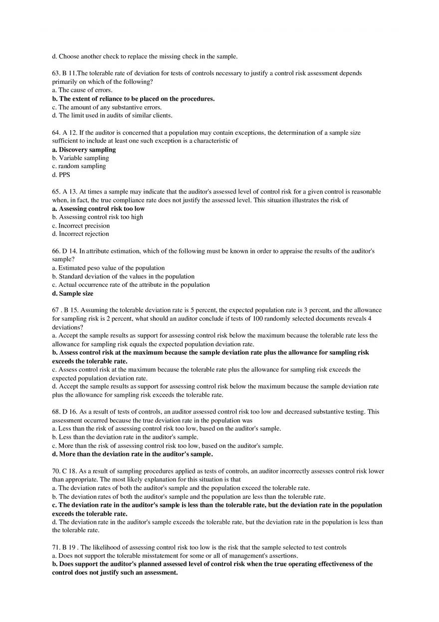 Audit Sampling(Test of Control) - Page 15