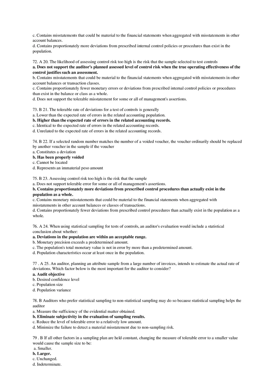 Audit Sampling(Test of Control) - Page 16